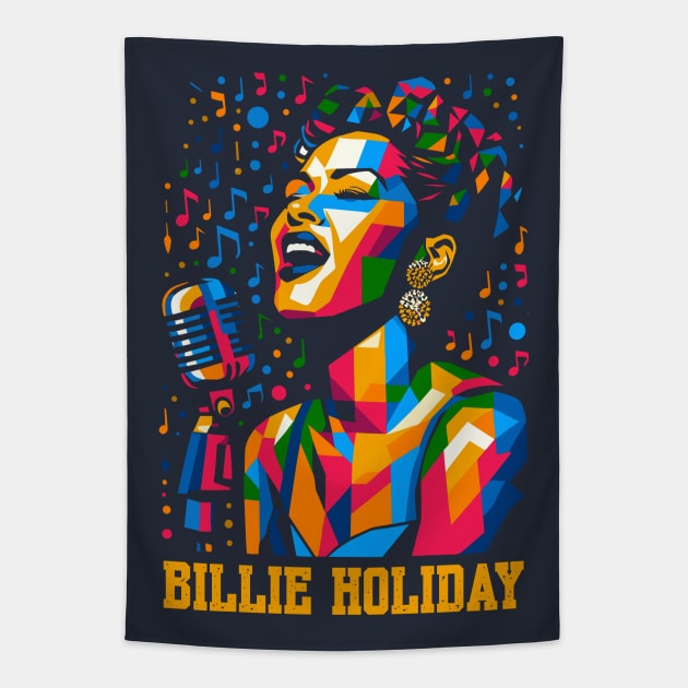 Queen Billie WPAP Tapestry by BAJAJU