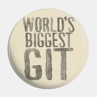 World's Biggest Git Pin