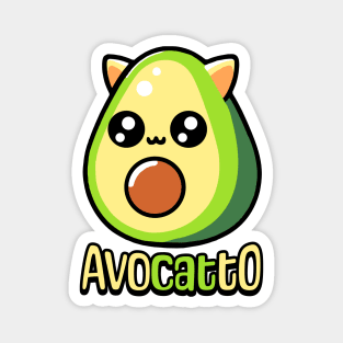 Avocatto! Cute Avocado Pun Magnet