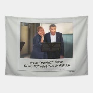 Schitt's Creek Instant Photo: Ronnie, Johnny - I've Got Perfect Pitch, So Do Not Mess This Up For Me Tapestry