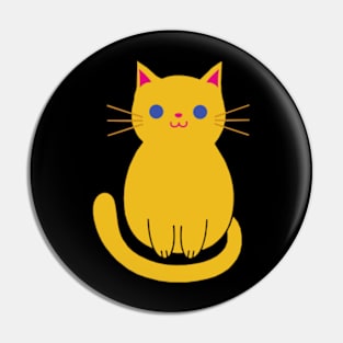 Sitting Kitty Pin