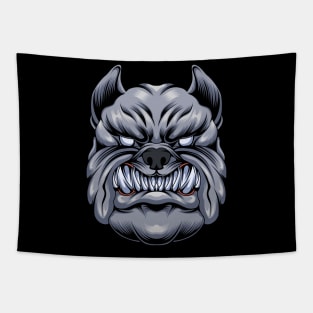 Bulldog head Tapestry