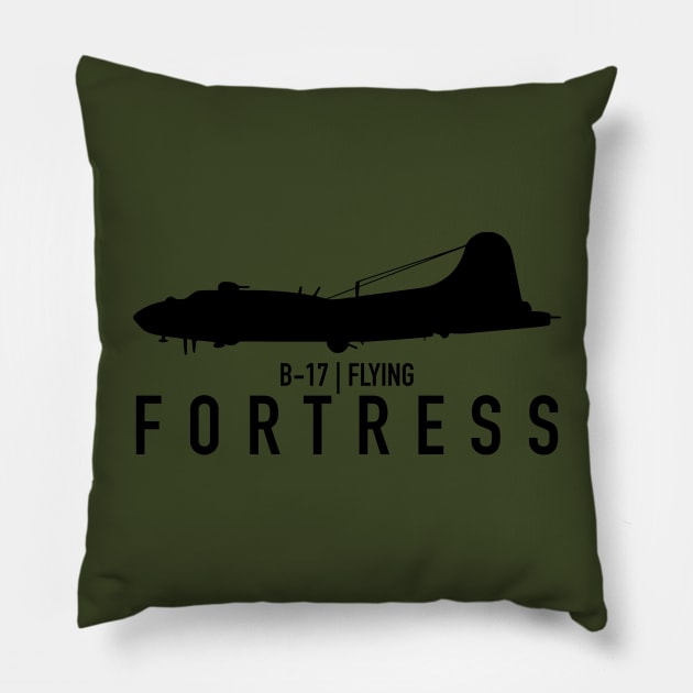 B-17 Flying Fortress Pillow by TCP