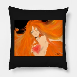 Heart of Phoenix Pillow