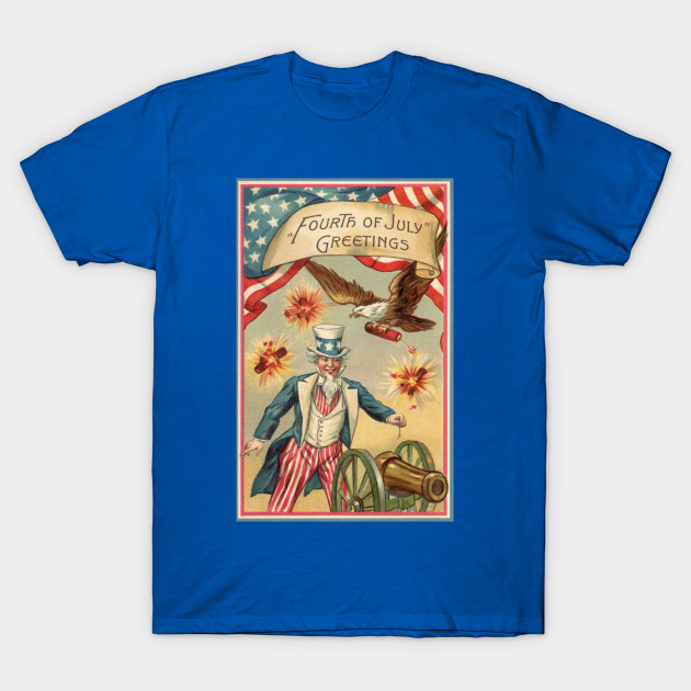 Discover Vintage 4th of July - Uncle Sam - T-Shirt