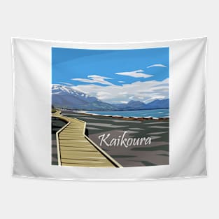 Kaikoura, New Zealand by Ira Mitchell-Kirk Tapestry