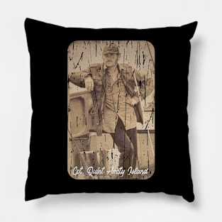 QUINT'S SHARK FISHING AMITY ISLAND Pillow