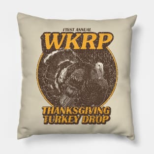 WKRP First Annual Turkey Drop Pillow