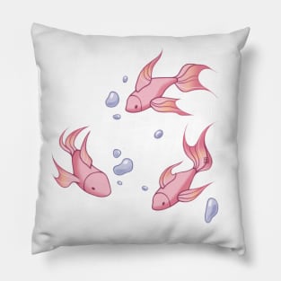 Pink fish Pillow