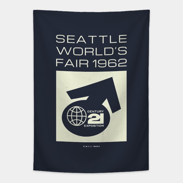 1962 Seattle World's Fair, Washington - Century 21 Tapestry by deadmansupplyco