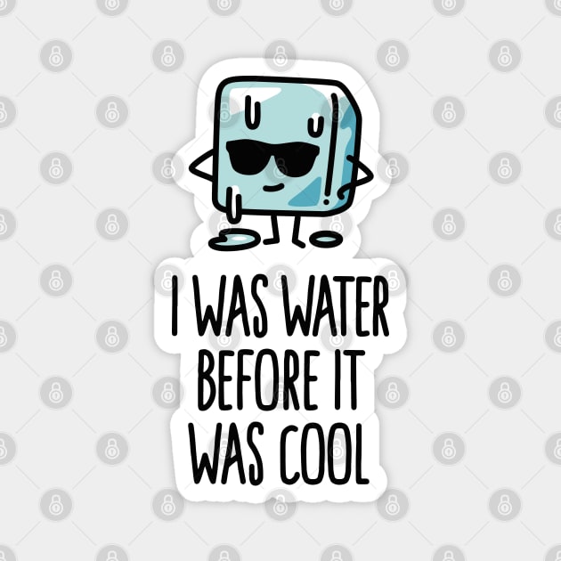 I was water before it was cool Ice cube funny - Cool Kid - Sticker