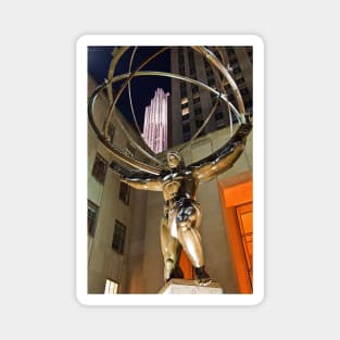 USA. New York. Manhattan. Statue at the Rockefeller Center. Magnet