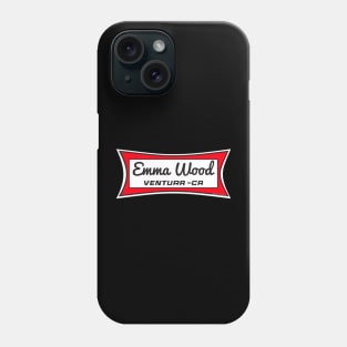 Emma Wood Ventura: California Surf Breaks Phone Case