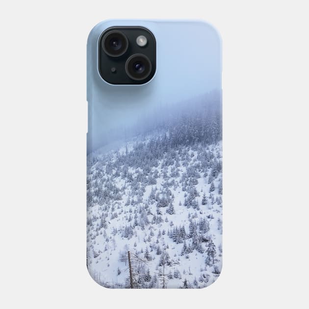 Snowy Mountains Phone Case by Kate-P-