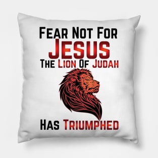 Jesus Has Triumphed Pillow