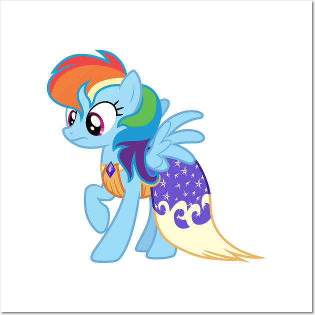 Rainbow Dash My Little Pony Friendship is Magic Art Print Poster 