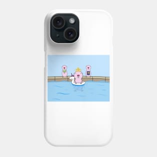 Naked Mole Rat Pool Day Phone Case