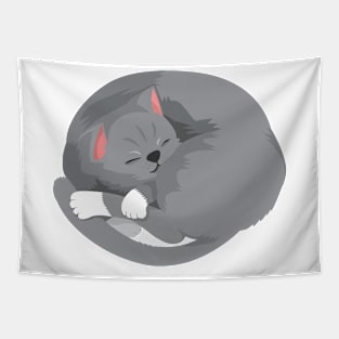 Sleepy cat Tapestry