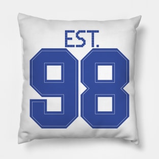 Est. 98 blue Pillow