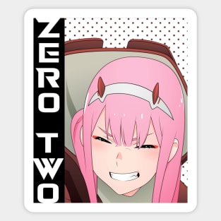 cute Zero two - Darling in the Franxx Sticker for Sale by Kami-Anime