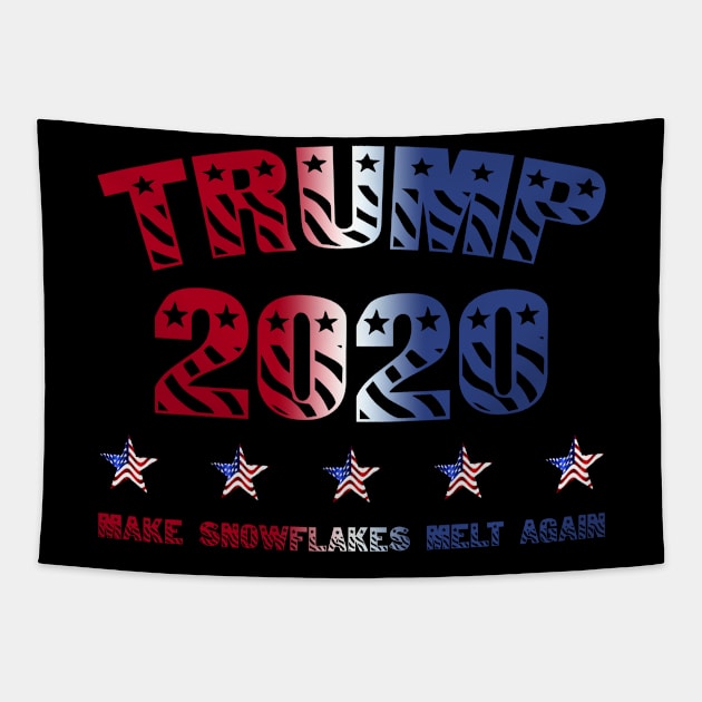 Vote Trump 2020 Shirt Tapestry by Styr Designs