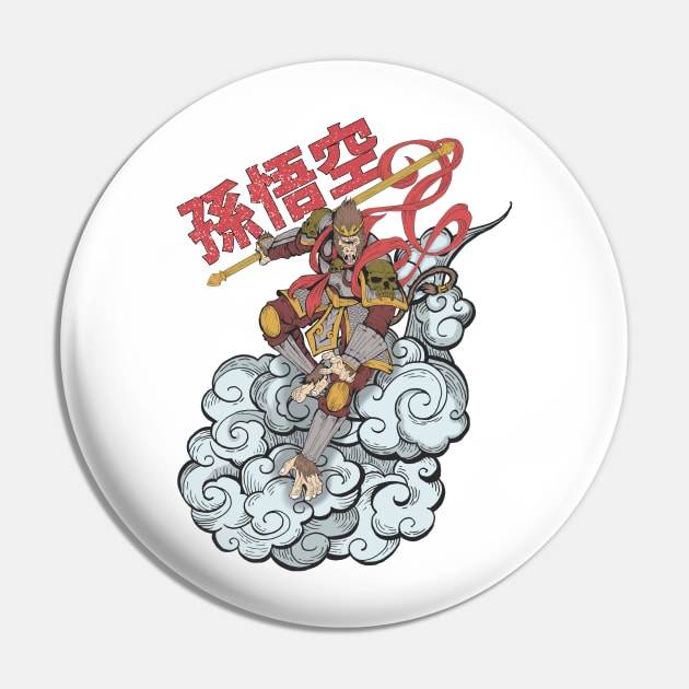 Handsome Monkey King Pin by Mr Bushido