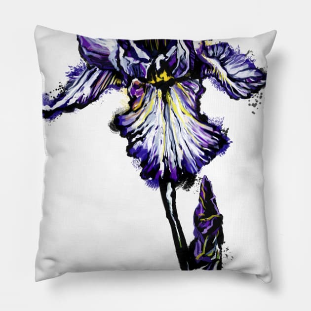 Iris Pillow by dmitryb1