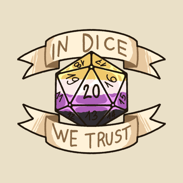 In Dice We Trust - Non Binary by kasumiblu