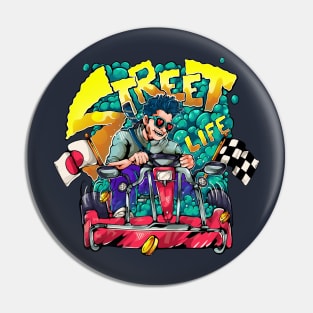 Street Life japan Pin