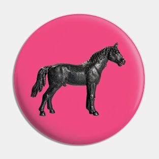 PLASTIC FANTASTIC Horse Pin