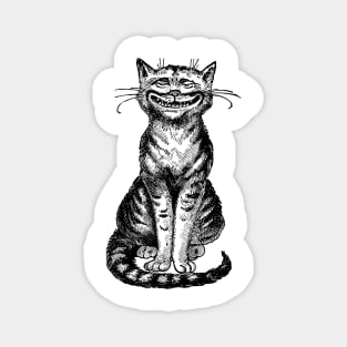 Smiling Cheshire Cat from the Classic Book Alice's Adventures in Wonderland Magnet