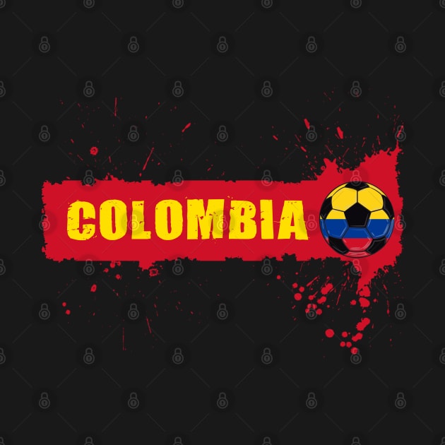 Colombia Soccer Colombia Futbol Football Colombian soccer Flag Jersey by JayD World