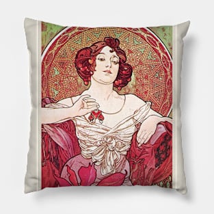 The Precious Stones - Ruby, 1900 Pillow