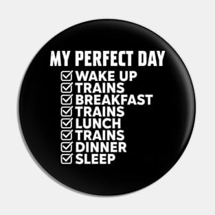 My Perfect Day Video Games Funny Cool Gamer Pin