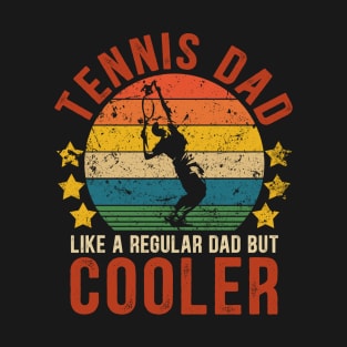 Tennis Dad Funny Vintage Tennis Father's Day Gift T-Shirt