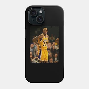 Dennis Rodman in Lakers Phone Case