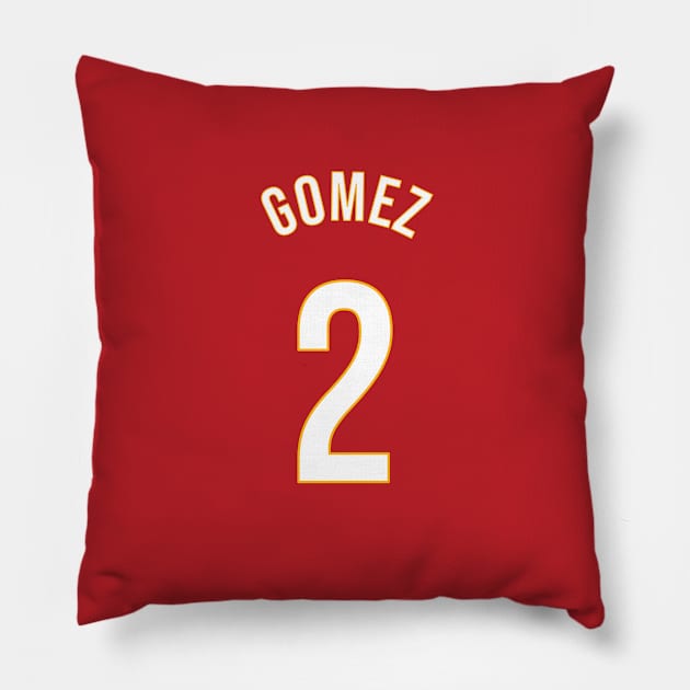 Gomez 2 Home Kit - 22/23 Season Pillow by GotchaFace