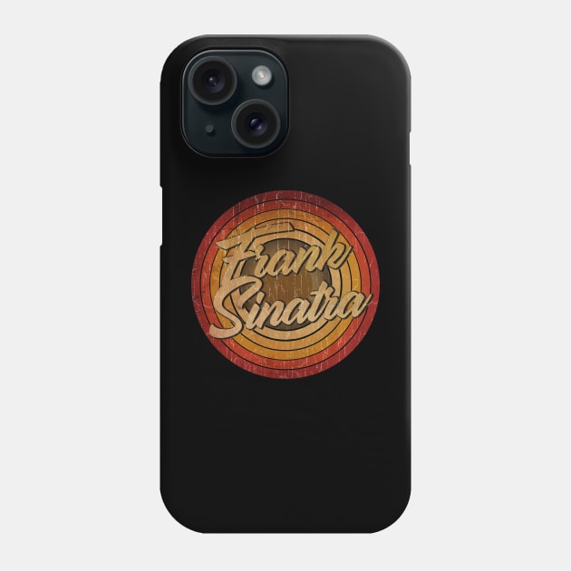 circle vintage retro faded FRANK Sinatra Phone Case by arjunthemaniac