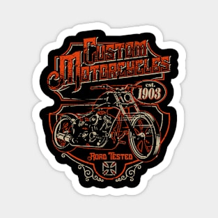Custom Motorcycles Magnet