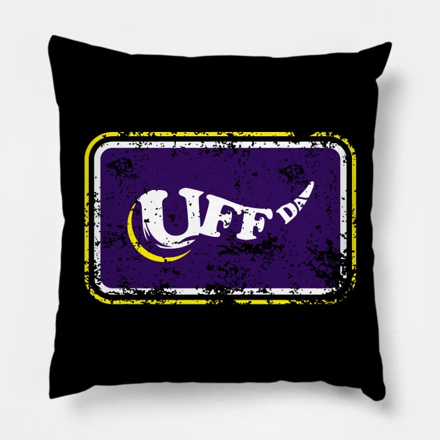 Minnesota Uff Da's Worn Pillow by miniBOB