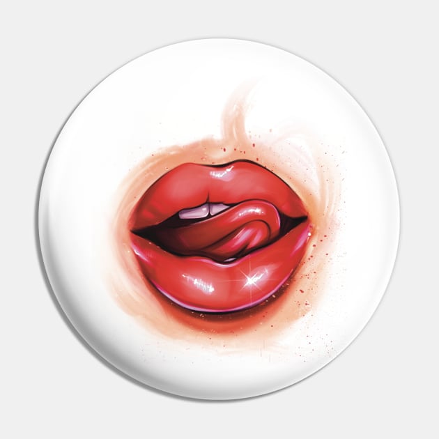 Sweet kiss lips Pin by Kartmari