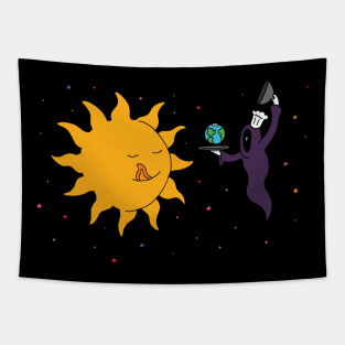 Space Breakfast Tapestry