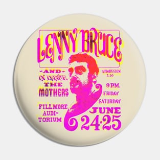 lenny bruce offset graphic Pin