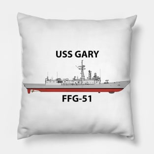 USS GARY - FFG-51 OH PERRY CLASS Pillow