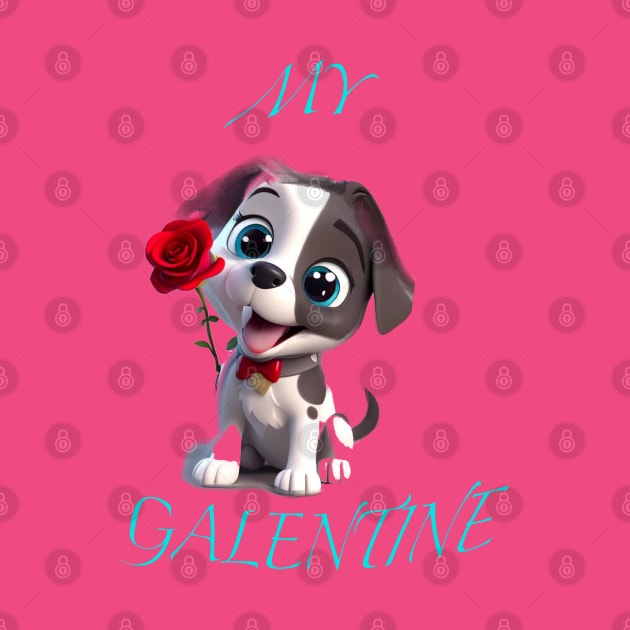 My cute Galentines puppy by sailorsam1805