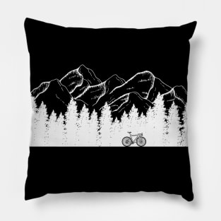 Cycling in the Mountains Shirt, Bikes and Mountains, Riding in the Mountains, California Mountains Cycling, Outdoor Cycling, Nature Cycling Pillow