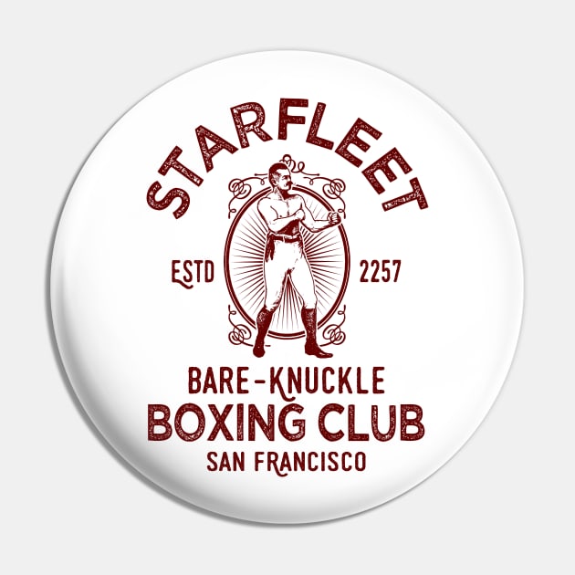 Star Trek Starfleet Bare-knuckle boxing 2.0 Pin by ROBZILLA