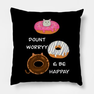 Donut worry Pillow