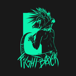 FIGHT BACK RAT - Teal T-Shirt