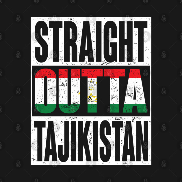 Discover Storecastle Straight Outta Tajikistan Gift Flag - Straight Outta Tajikistan - T-Shirt